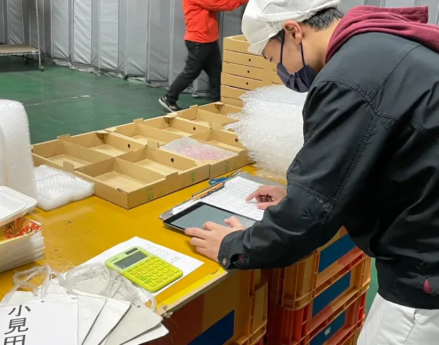 4選果場の荷受～分荷までのスピードを向上。減少した遠方出荷の増加に成功！